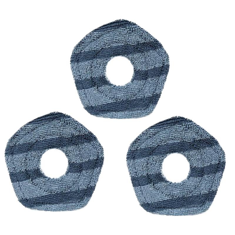 3pcs Mop Pad For Eufy X10 Pro Omni Robot Vacuum Replacement Parts