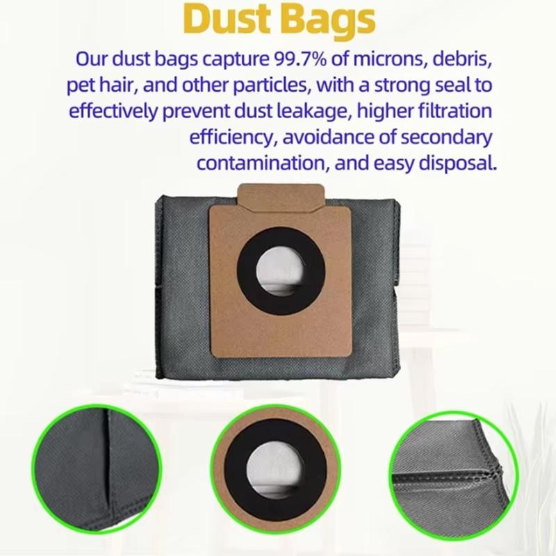 3pcs Dust Bag For Eufy X10 Pro Omni Robot Vacuum Replacement Parts