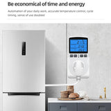 Backlight Smart Digital Thermostat Countdown Temperature Control Switch Socket Timing Temperature Controller US Plug