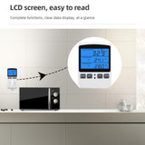 Backlight Smart Digital Thermostat Countdown Temperature Control Switch Socket Timing Temperature Controller UK Plug