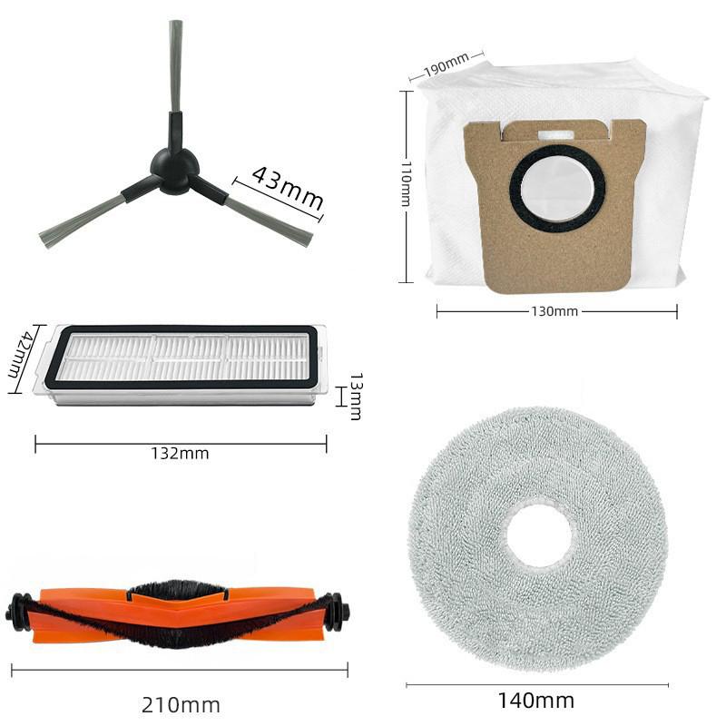8pcs Rag For Xiaomi Robot Vacuum X20 Max Parts Accessories