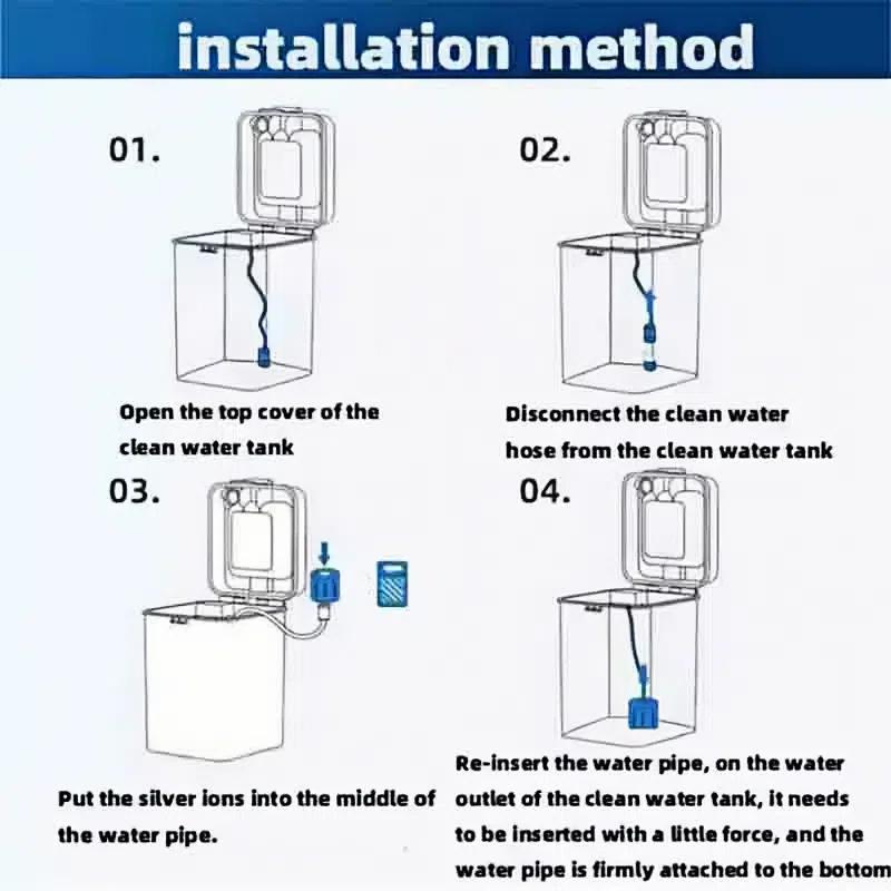 Ag+ Sterilization Module Silver Ion Accessories For Dreame X10 / S10 / W10 / S20 / X20(White)