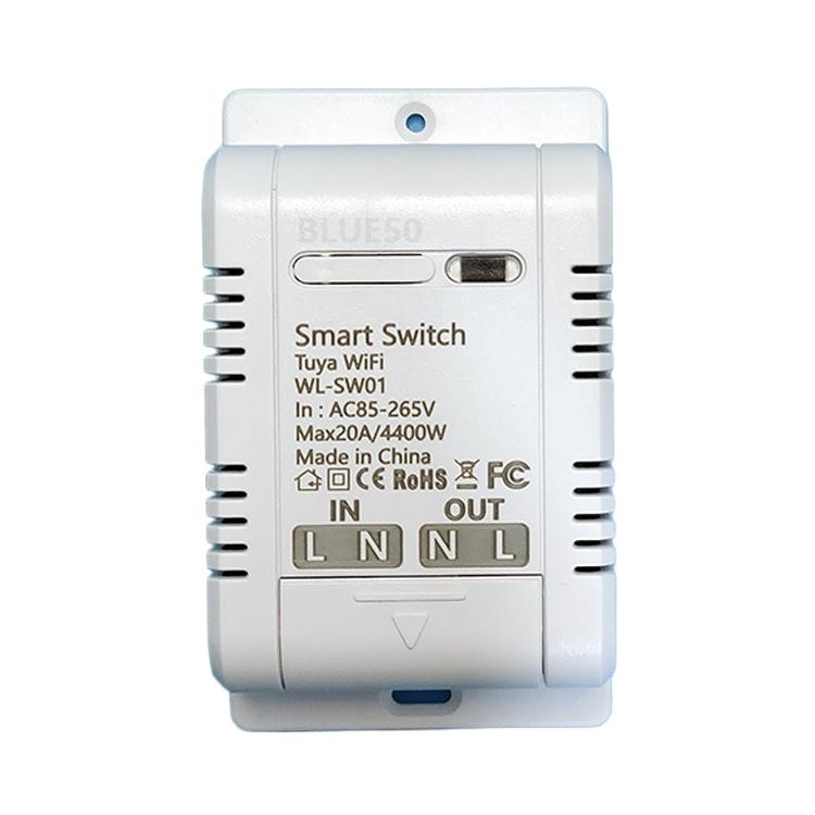 20A  Tuya WiFi Smart Switch Supports Amazon ALEXA/Google HOME Voice Control