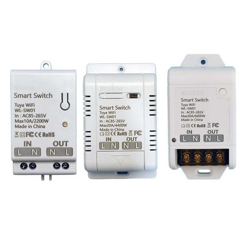 30A  Tuya WiFi Smart Switch Supports Amazon ALEXA/Google HOME Voice Control