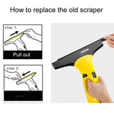 170mm 1pair For Karcher Window Cleaner Rubber Scraper Accessories