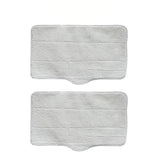 2pcs /pack Rag Mop Pad for XiaoMi Deerma Steam Mop ZQ610 ZQ600 ZQ100(White)
