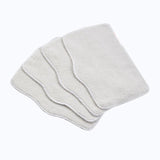 2pcs /pack Rag Mop Pad for XiaoMi Deerma Steam Mop ZQ610 ZQ600 ZQ100(White)
