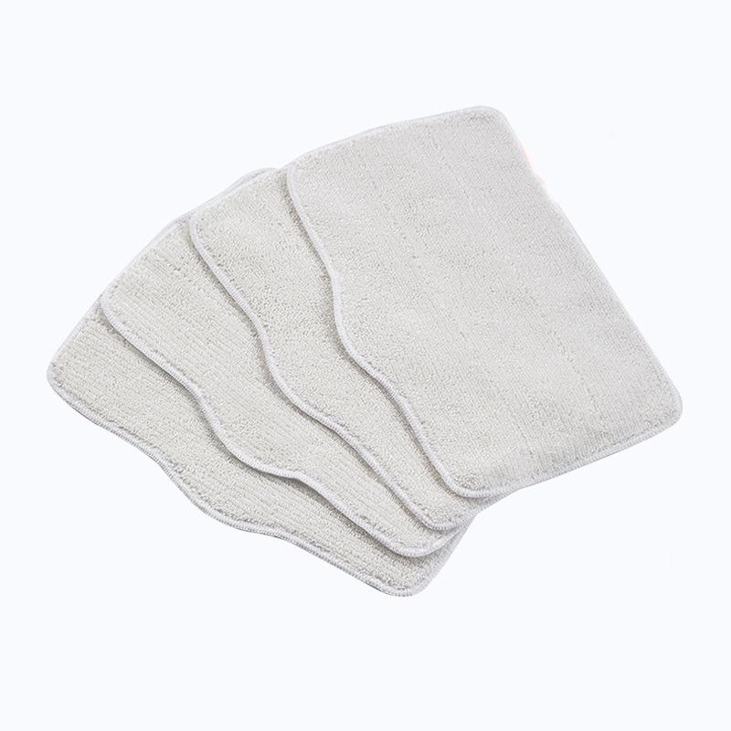 2pcs /pack Rag Mop Pad for XiaoMi Deerma Steam Mop ZQ610 ZQ600 ZQ100(White)