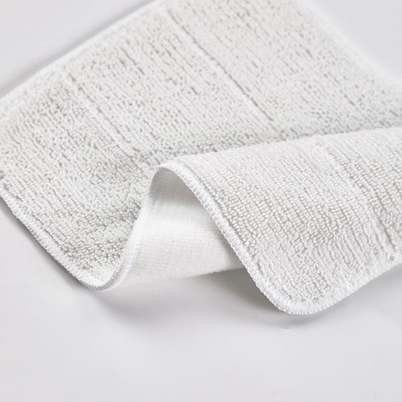 2pcs /pack Rag Mop Pad for XiaoMi Deerma Steam Mop ZQ610 ZQ600 ZQ100(White)