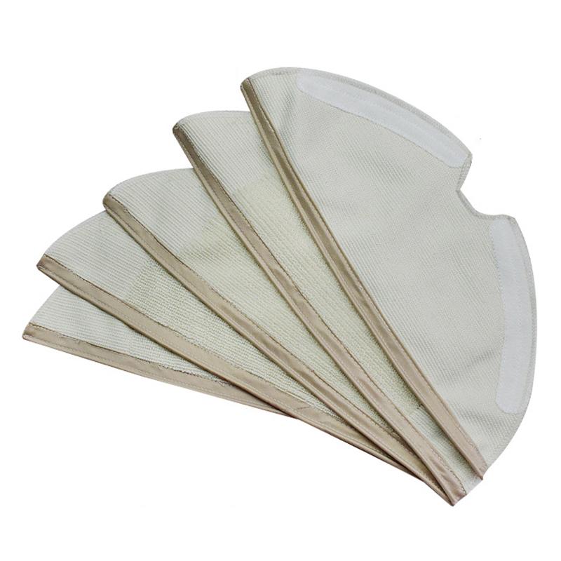 2pcs /pack Rag Mop Pad For Xiaomi Mi Smart Robot 2nd Generation S50 S51 Vacuum Cleaner 30x11cm(Beige)