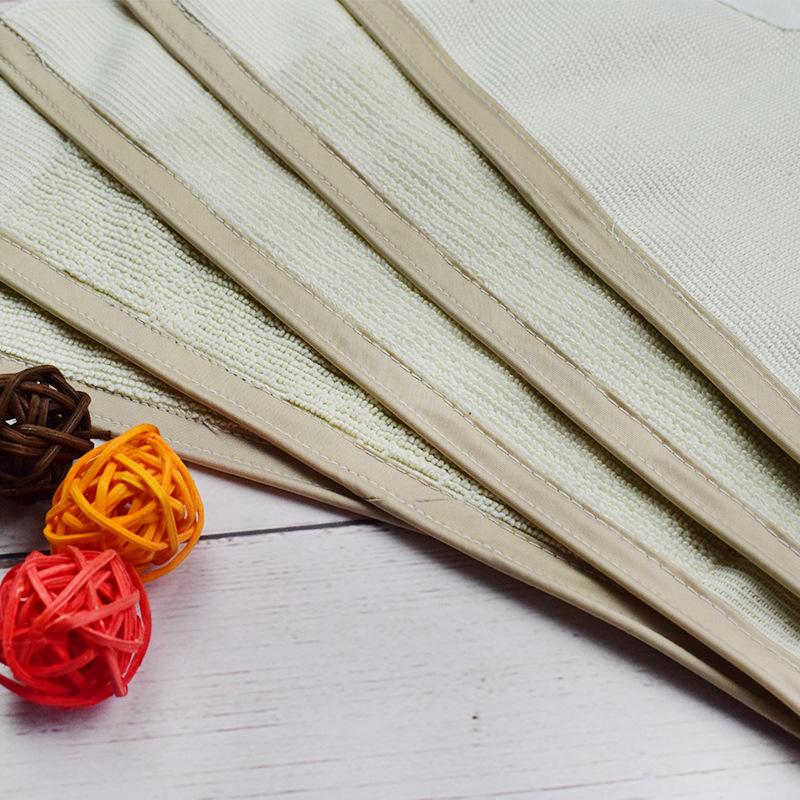 2pcs /pack Rag Mop Pad For Xiaomi Mi Smart Robot 2nd Generation S50 S51 Vacuum Cleaner 30x11cm(Beige)