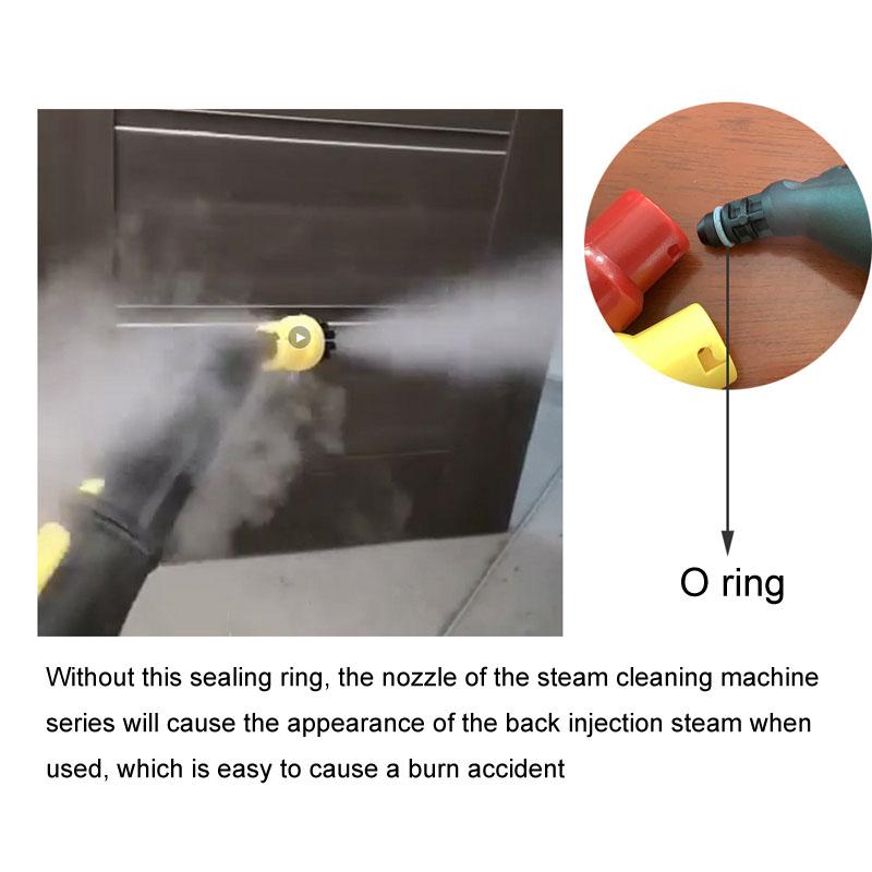 10pcs / Set For Karcher SC2 / SC3 / SC4 / SC5 Steam Cleaner O-Ring Sealing Rubber Ring(Red)