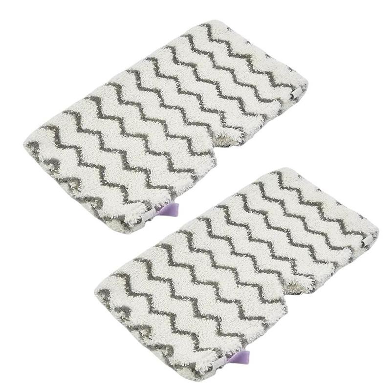 2pcs /Pack Rag Mop Pad for Shark Steam Pocket Mop S3501 S3901 S3550 S3601(White)