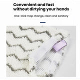 2pcs /Pack Rag Mop Pad for Shark Steam Pocket Mop S3501 S3901 S3550 S3601(White)