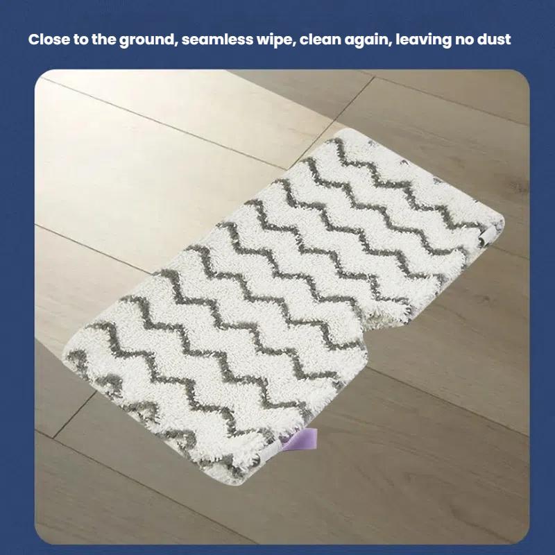 2pcs /Pack Rag Mop Pad for Shark Steam Pocket Mop S3501 S3901 S3550 S3601(White)