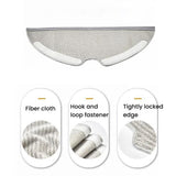 2pcs /Pack Mop Pads For Xiaomi Mijia 1C / 2C / 1T Robot Vacuum Cleaner Accessories(Gray)