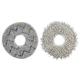 2pcs /Pack Mop Pads Rag For Ecovacs DEEBOT X1 TURBO / X1 PLUS/ X1 OMNI / T10 TURBO(Blue Gray)