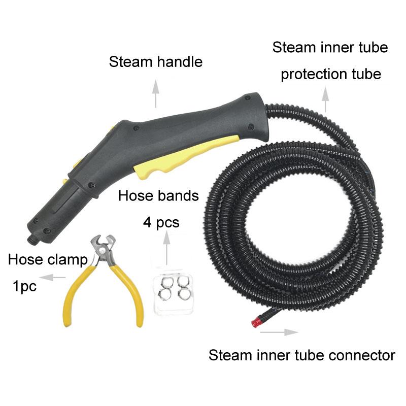 7pcs / Set For Karcher SC4 / SC2 / SC3 / CTK10 / STK20 Steam Cleaner Switch Control Handle Hose(Yellow)