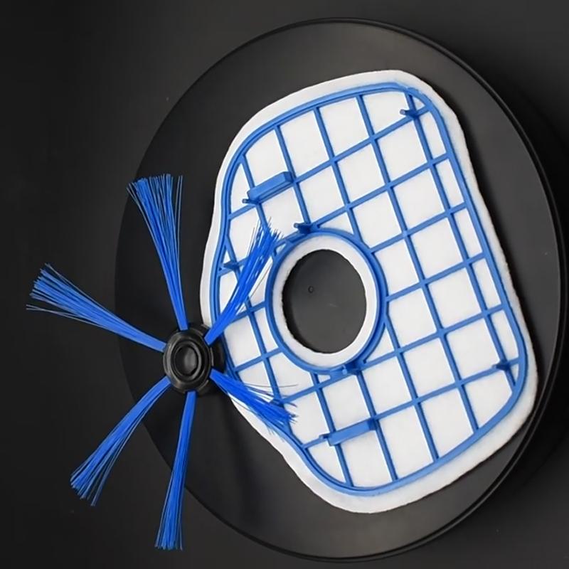 2pcs /Pack Side Brush For Philips FC8810 8820 8832 FC8972 8974 8976 FC8710 Robot Vacuum Cleaner Replacement Parts(Blue)