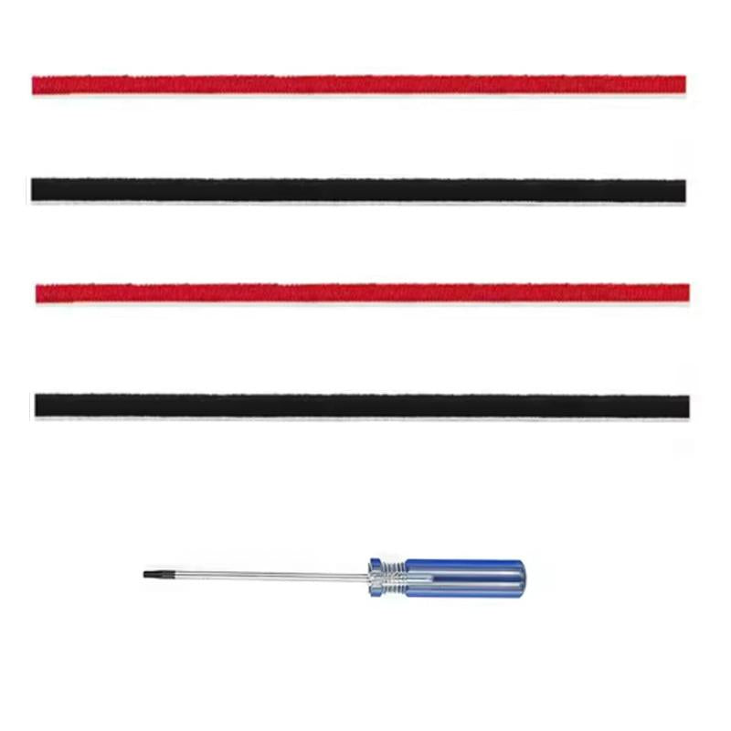 2sets 571 Wide Rolling Brush Plush Strips For Dyson Vacuum Cleaner V7 / V8 / V10 / V11 Direct Drive Brush Head