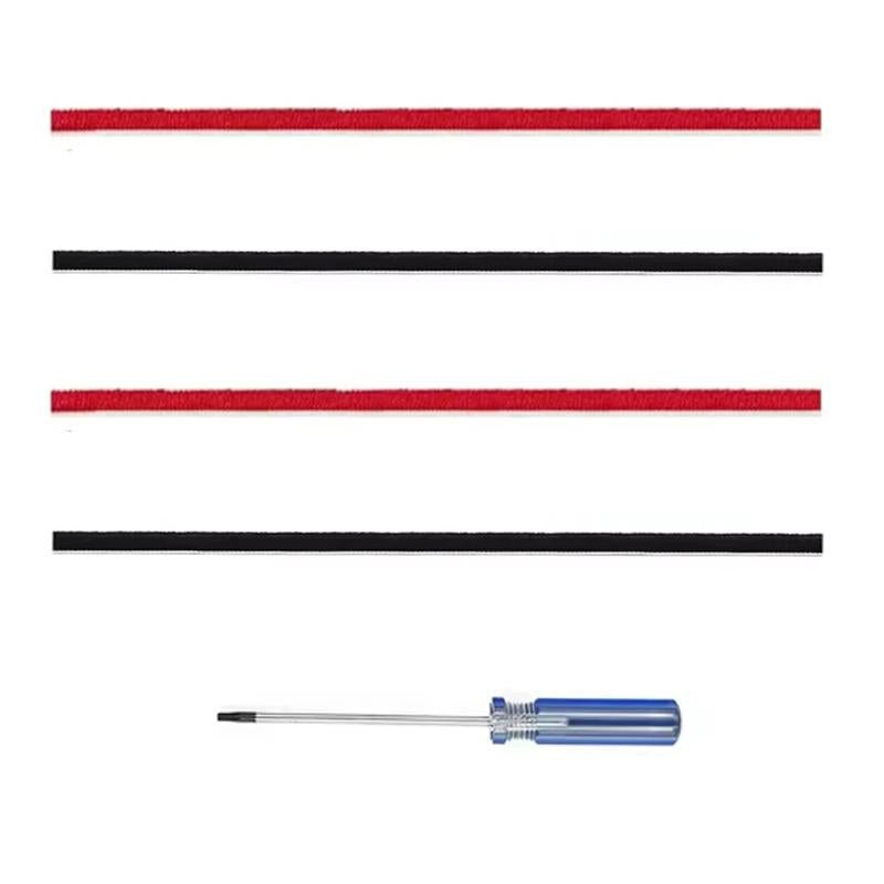 2sets 674 Thin Rolling Brush Plush Strips For Dyson Vacuum Cleaner V7 / V8 / V10 / V11 Direct Drive Brush Head