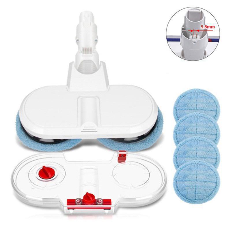 Electric Mop Head With Water Tank for Xiaomi Dreame / Dyson Handheld Vacuum Cleaner Narrow 6 Blue Rags