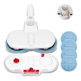 Electric Mop Head With Water Tank for Xiaomi Dreame / Dyson Handheld Vacuum Cleaner Wide 6 Blue Rags