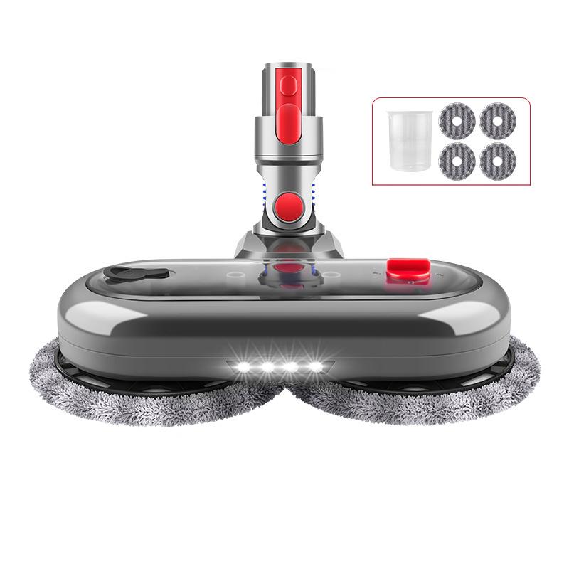 Electric Mop Head Attachment For Dyson V15 / V11 / V10 / V7 / V8 Vacuum Cleaner With 4 Rags 