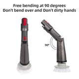 Cleaning Brush Attachment Set For Dyson V11 / V10 / V8 / V7 Hard Bristle Bathtub Floor Brush