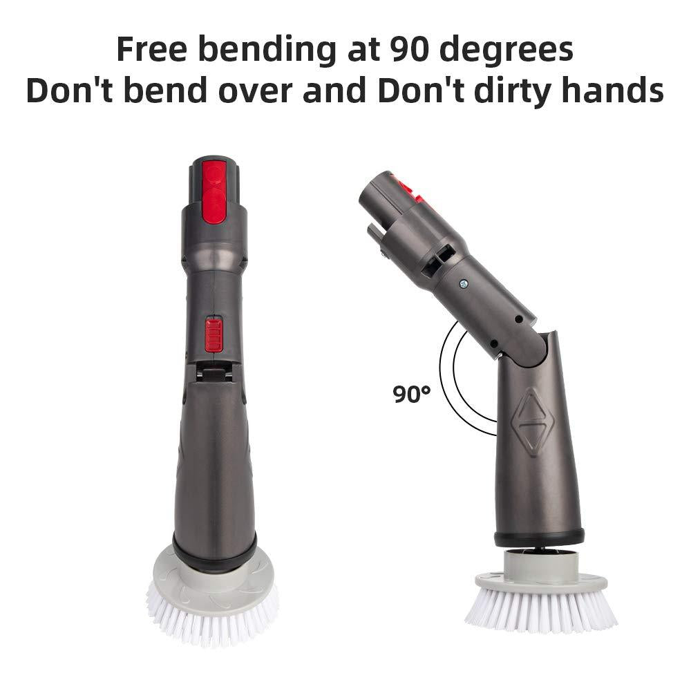 Cleaning Brush Attachment Set For Dyson V11 / V10 / V8 / V7 Hard Bristle Bathtub Floor Brush