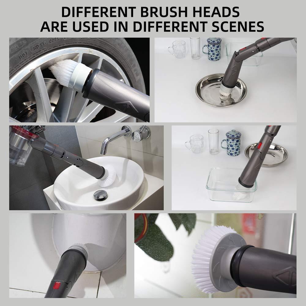 Cleaning Brush Attachment Set For Dyson V11 / V10 / V8 / V7 Hard Bristle Bathtub Floor Brush