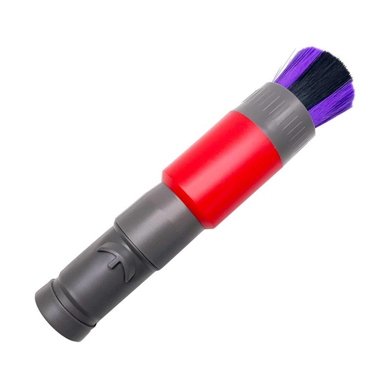 32mm Soft Brush+DC Connector Vacuum Cleaner Dusting Streak Free Soft Brush Replacement Accessory Set