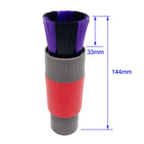 32mm Soft Brush+Connector For Dyson V8 Vacuum Cleaner Dusting Streak Free Soft Brush Replacement Accessory Set