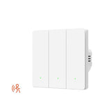 Compatible Tuya ZigBee Smart Light Switch With Radar Motion Sensor No Capacitor Required 3-Gang