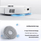 2pcs Rags For Roborock P10 Sweeping Robot Vacuum Cleaner Accessories Replacement Parts