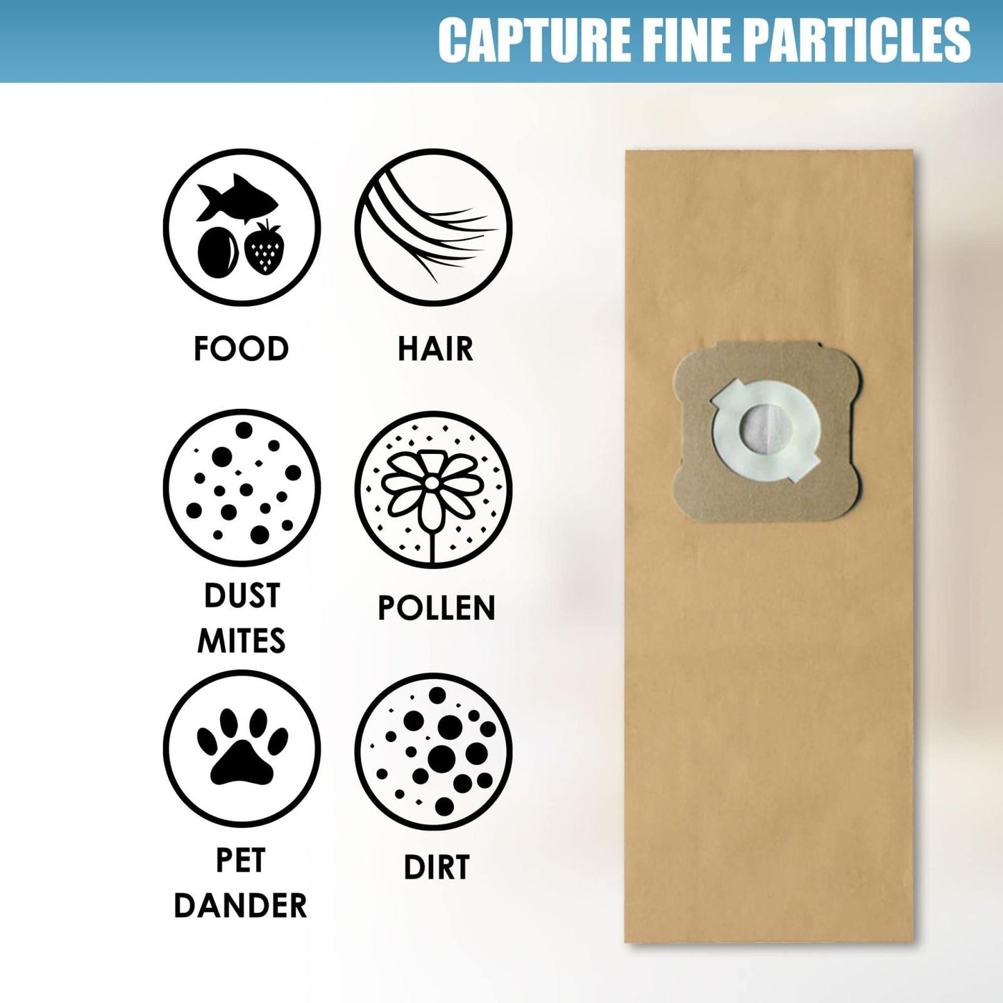 9pcs For Kirby G4/G5 Vacuum Cleaner Paper Dust Bag