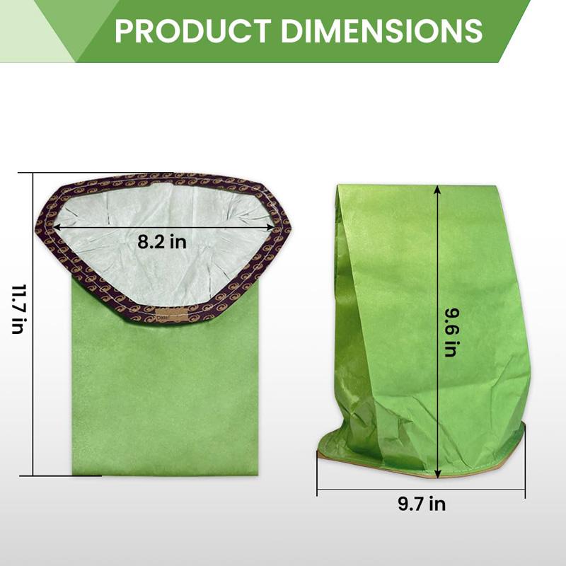 2pcs For ProTeam 107314 Vacuum Cleaner Accessories Paper Bag Dust Collection Bag(Printed)