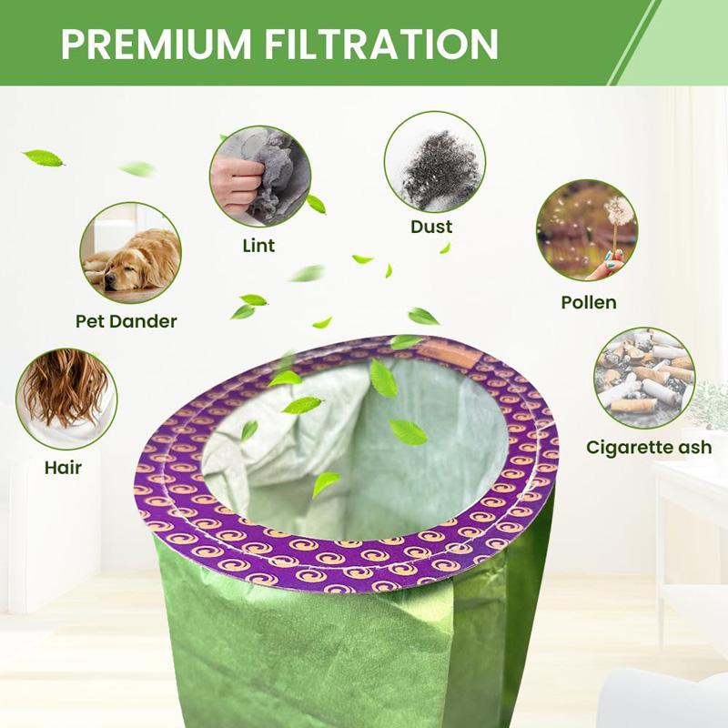 3pcs For ProTeam 100331 Vacuum Cleaner Accessories Paper Bag Dust Collection Bag