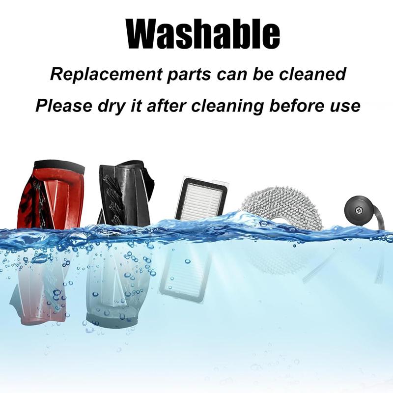 15 In 1 Kit For Roborock P20 Pro / Qrevo Curve Robot Vacuum Cleaner Replacement Parts