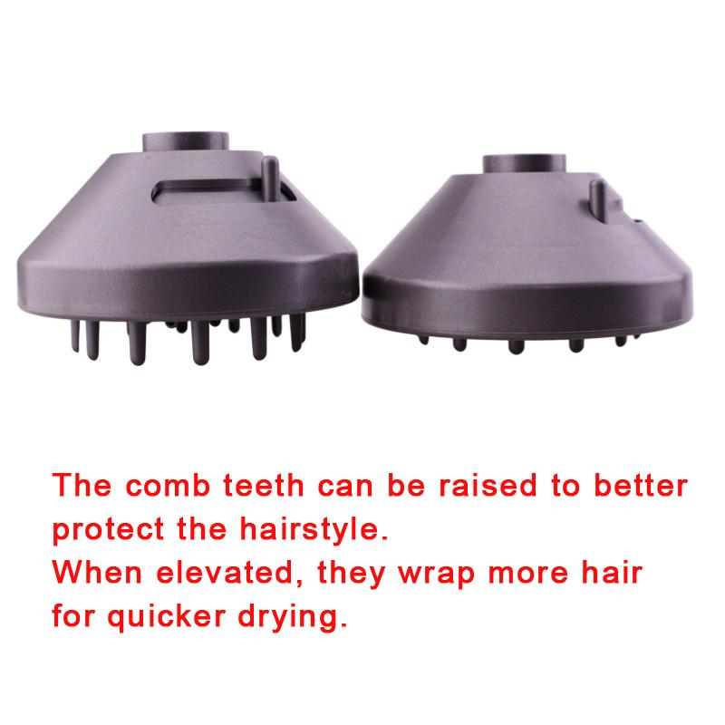 For Dyson Supersonic Adjustable Height Diffuser Attachment Elevating Comb Teeth Design