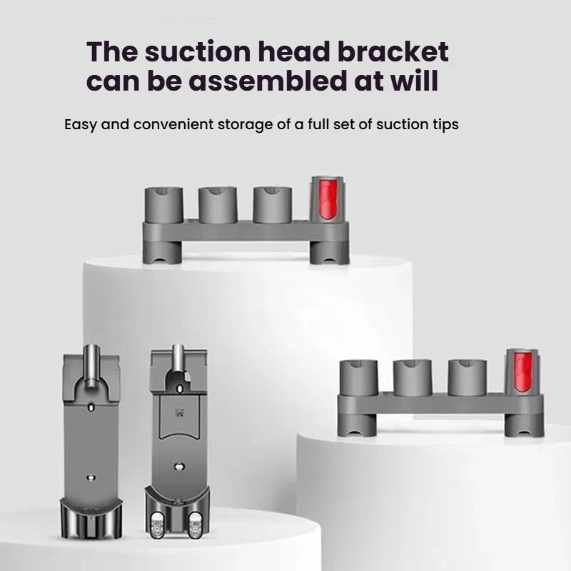 For Dyson V10  Vacuum Cleaner Wall Mount Storage Rack Accessory Holder Holds Up to 10 Attachments