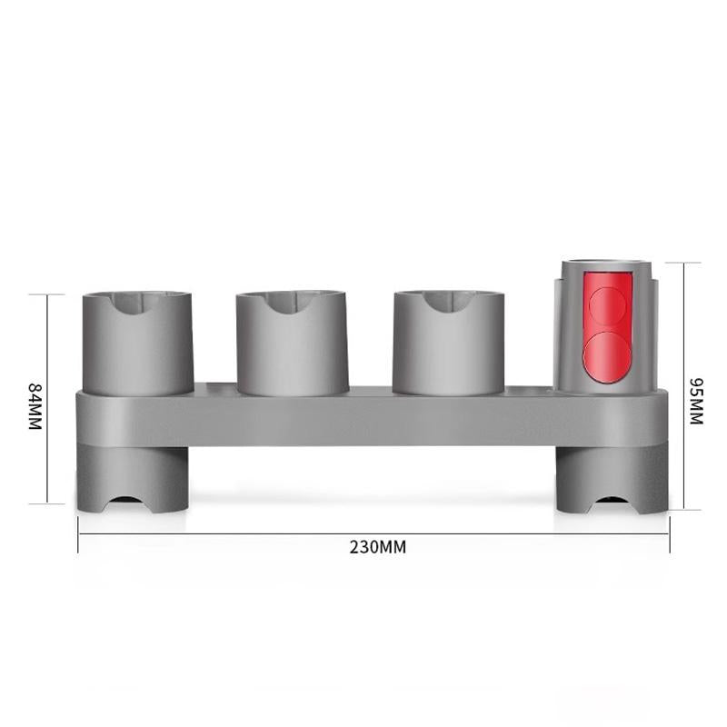 For Dyson V10  Vacuum Cleaner Wall Mount Storage Rack Accessory Holder Holds Up to 10 Attachments