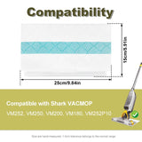2pcs /Pack Disposable Mop Pad Refills For Shark Vacmop VM252/VM250/VM200/VMP30(Blue Strip)