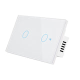 Model 120 US Gauge Graffiti Smart WIFI Single Fire Switch, Spec: 2-Gang White