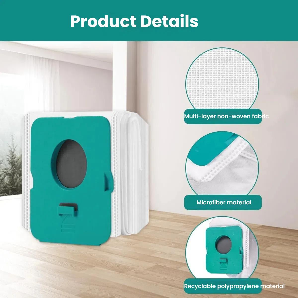 2pcs /Pack Dust Bag For Samsung BESPOKE VS20 Series Vacuum Cleaner Replacement(White)