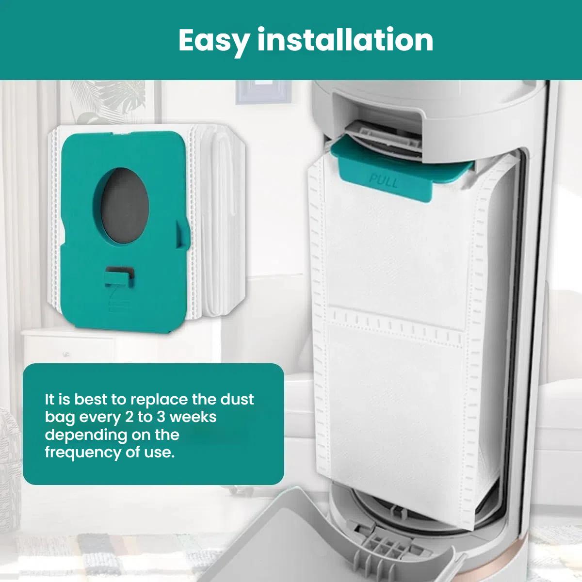 2pcs /Pack Dust Bag For Samsung BESPOKE VS20 Series Vacuum Cleaner Replacement(White)