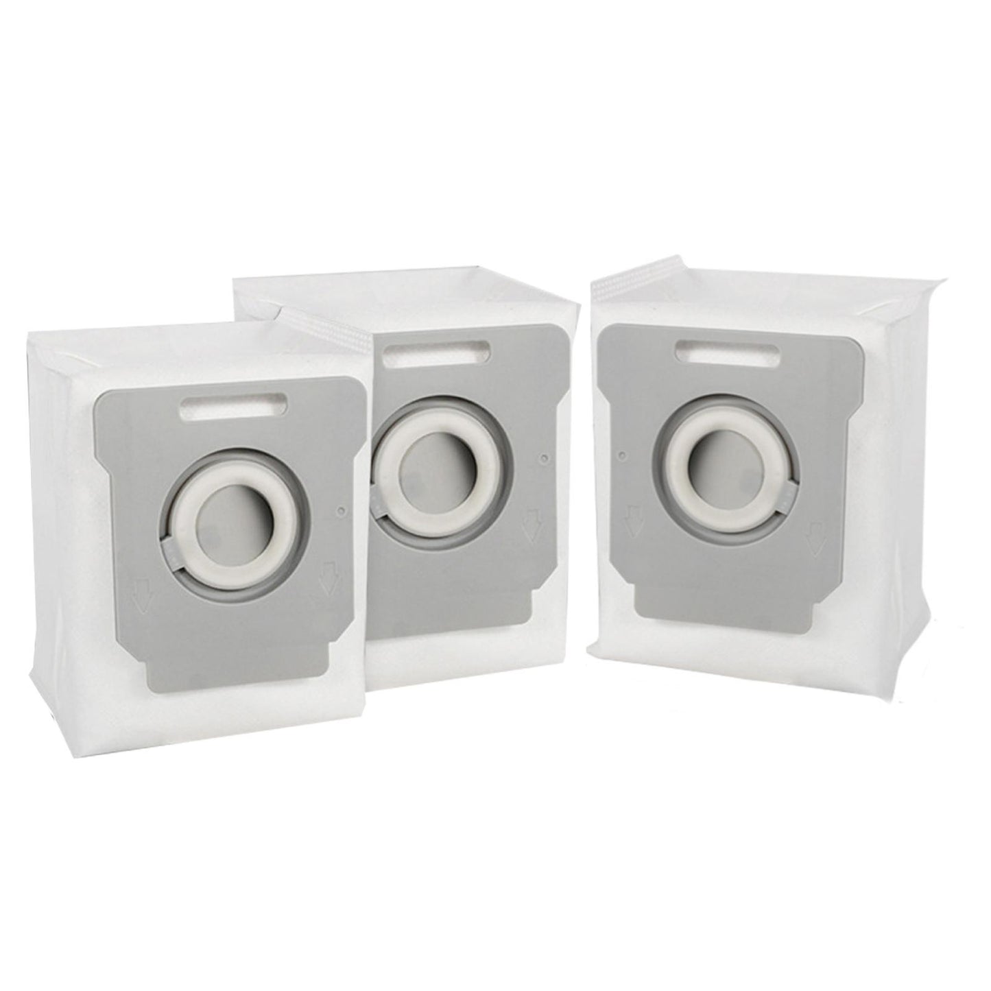 3pcs /Pack Dust Bag For IRobot I7 / E6 / E5 / S9 Series Vacuum Cleaner Replacement(White)