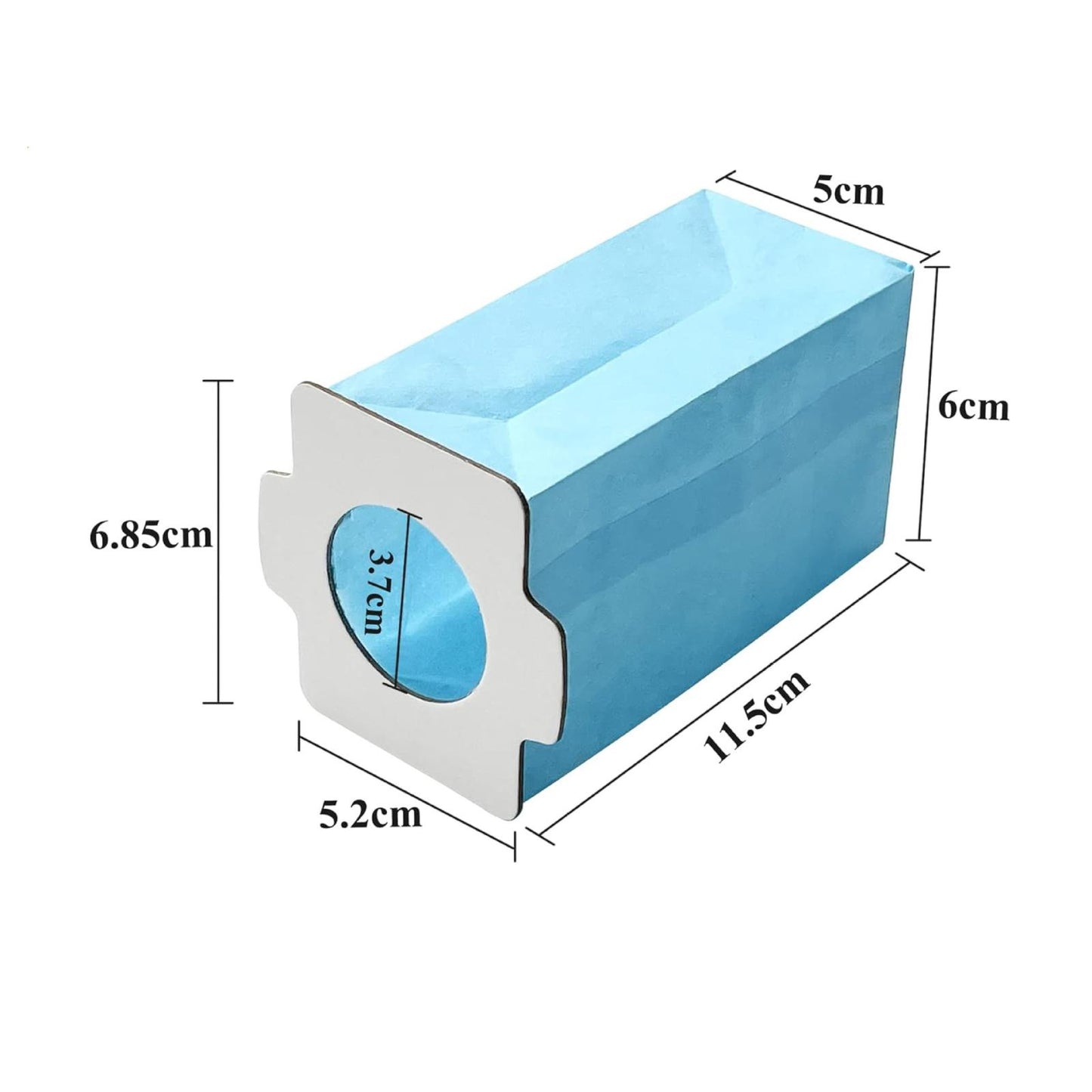 3pcs /Pack Dust Bags for Makita CL102/CL104/CL107/CL182 Vacuum Cleaners(Blue)