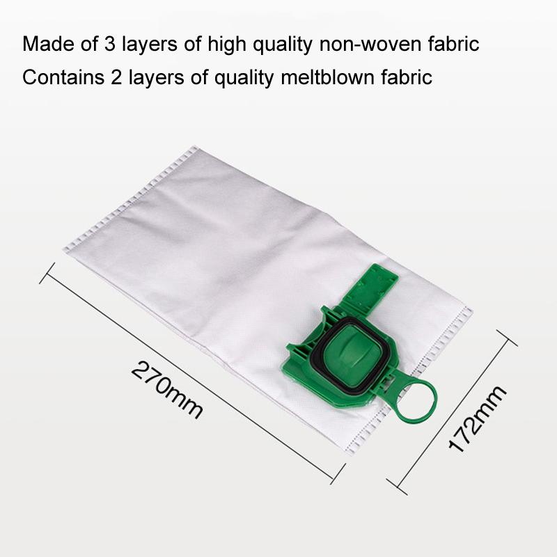3pcs Dust Bag For Vorwerk VK140 / VK150 / FP140 / FP150 Vacuum Cleaner Accessories
