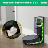 3pcs /Pack Dust Bag For IRobot Roomba I7 / I3 / J7 / E5 / E6 / S9 Vacuum Replacement Parts Accessories(Dark Gray)